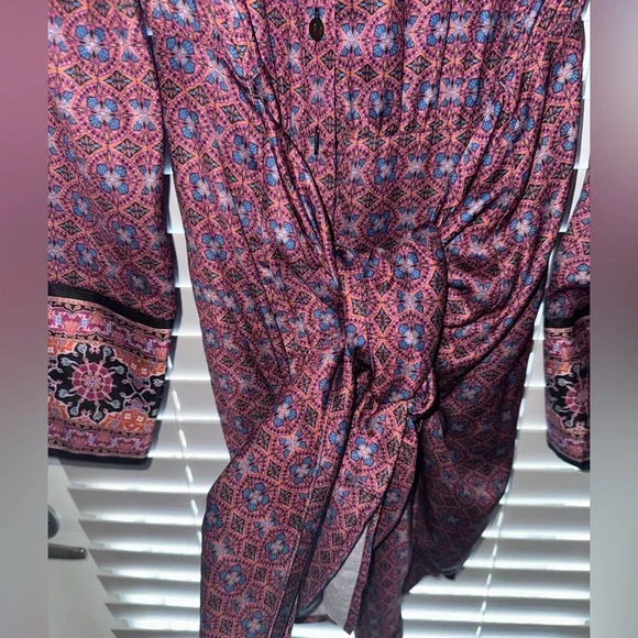 Free People Silky Rillo Shirtdress XL - Picture 6 of 9